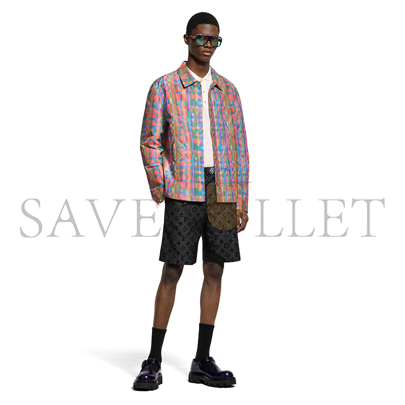 LOUIS VUITTON TROMPE L’OEIL PRINTED OVERSHIRT 1AGTGX